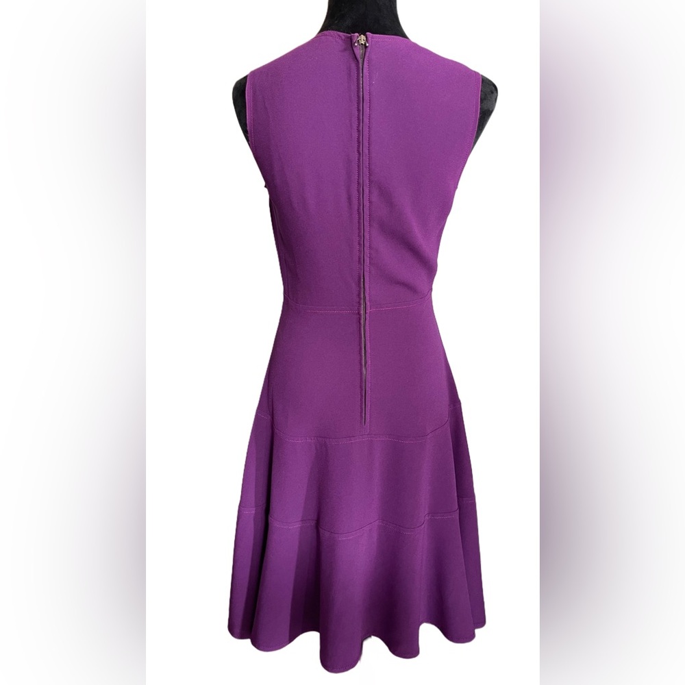 ❌SOLD❌Prada Purple Sleeveless Fit & Flare Midi Dress Size IT 42 - Picture 5 of 17